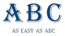 ABC. As easy as ABC
